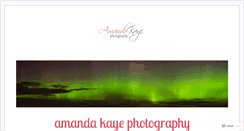 Desktop Screenshot of amandakayephotography.com