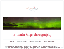 Tablet Screenshot of amandakayephotography.com